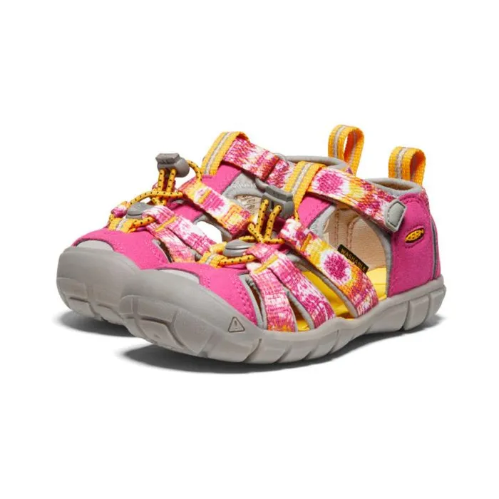 Little Kids039 Yellow Print Water Sandals 8211 Seacamp II CNX Kids KEEN Playground Little Kids039 Yellow Print Water Sandals 8211 Seacamp II CNX Kids KEEN Playground