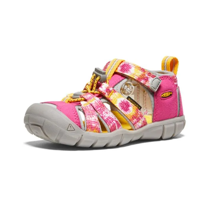 Little Kids039 Yellow Print Water Sandals 8211 Seacamp II CNX Kids KEEN Playground Little Kids039 Yellow Print Water Sandals 8211 Seacamp II CNX Kids KEEN Playground