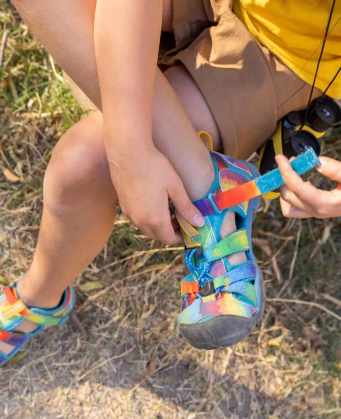 Little Kids039 Yellow Print Water Sandals 8211 Seacamp II CNX Kids KEEN Sandals Little Kids039 Yellow Print Water Sandals 8211 Seacamp II CNX Kids KEEN Sandals
