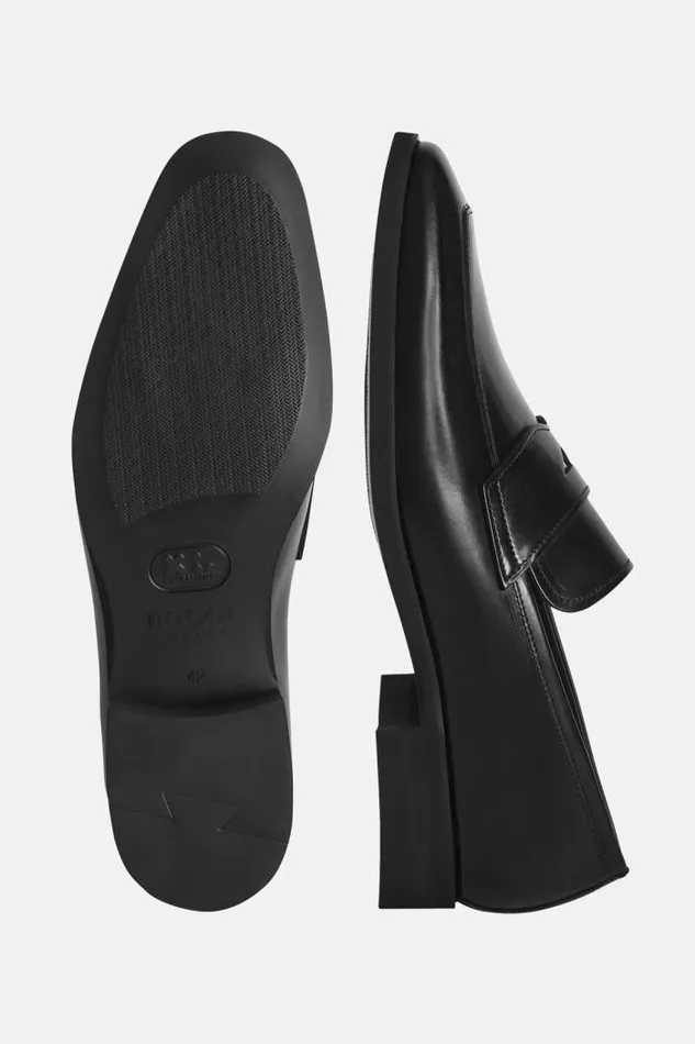 Loafers Men Boggi Milano Leather Loafers Black Loafers Men Boggi Milano Leather Loafers Black