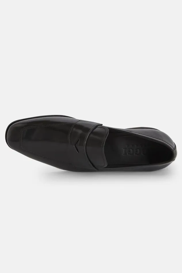 Loafers Men Boggi Milano Leather Loafers Black Loafers Men Boggi Milano Leather Loafers Black