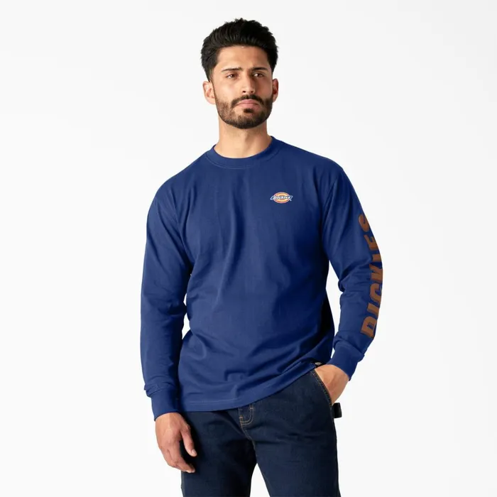 Long Sleeve Workwear Graphic TShirt Surf Blue Surf Blue fl Men Dickies TShirts Long Sleeve Workwear Graphic TShirt Surf Blue Surf Blue fl Men Dickies TShirts