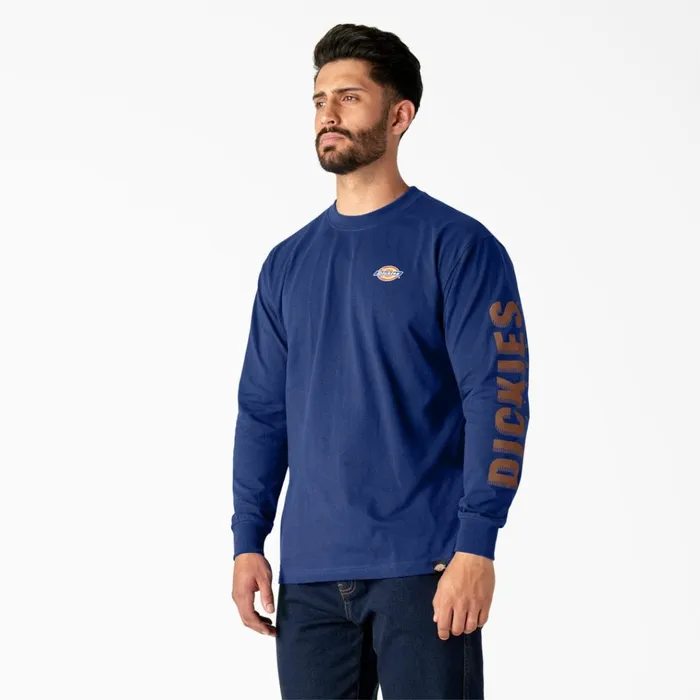 Long Sleeve Workwear Graphic TShirt Surf Blue Surf Blue fl Men Dickies TShirts Long Sleeve Workwear Graphic TShirt Surf Blue Surf Blue fl Men Dickies TShirts