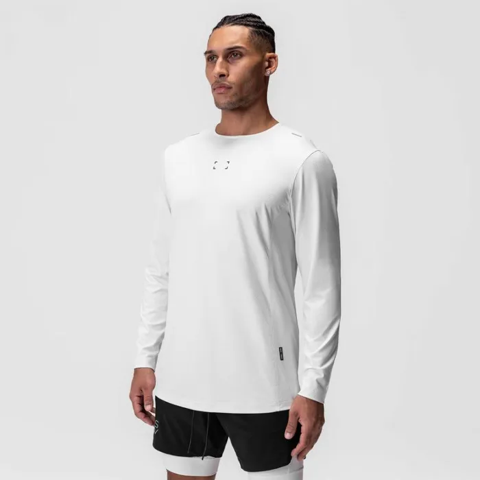 Long Sleeves Men ASRV NanoMesh Training Long Sleeve White 034space Bracket034