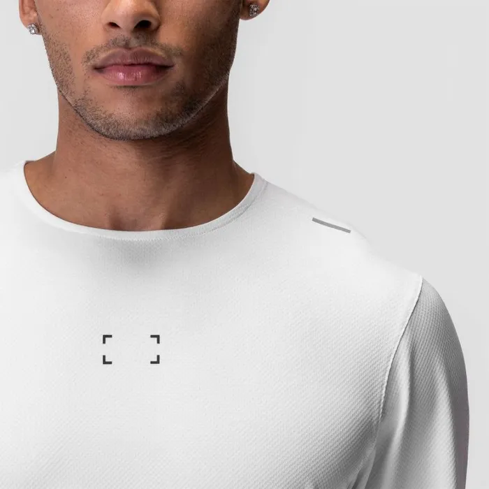 Long Sleeves Men ASRV NanoMesh Training Long Sleeve White 034space Bracket034