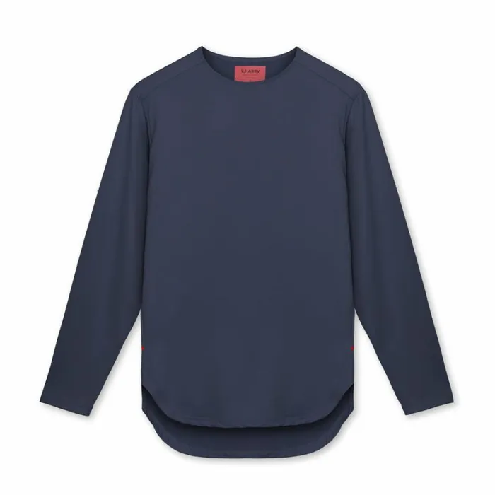 Long Sleeves Men ASRV SilverLite 20 Extended Long Sleeve Navy