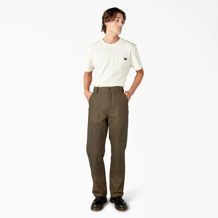 Lucas Regular Fit Waxed Canvas Double Knee Pants Acorn Acorn ac2 Men Dickies Double Knee Lucas Regular Fit Waxed Canvas Double Knee Pants Acorn Acorn ac2 Men Dickies Double Knee