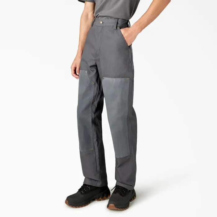 Lucas Regular Fit Waxed Canvas Double Knee Pants Charcoal Gray Charcoal Gray ch Men Dickies Double Knee Lucas Regular Fit Waxed Canvas Double Knee Pants Charcoal Gray Charcoal Gray ch Men Dickies Double Knee