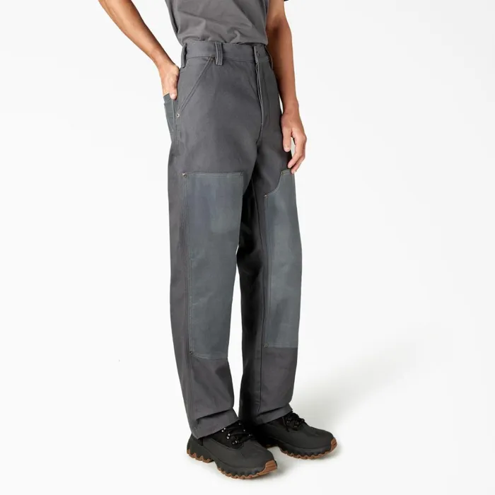 Lucas Regular Fit Waxed Canvas Double Knee Pants Charcoal Gray Charcoal Gray ch Men Dickies Double Knee Lucas Regular Fit Waxed Canvas Double Knee Pants Charcoal Gray Charcoal Gray ch Men Dickies Double Knee