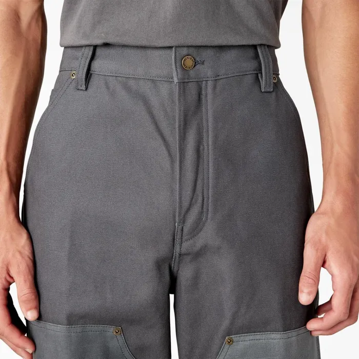 Lucas Regular Fit Waxed Canvas Double Knee Pants Charcoal Gray Charcoal Gray ch Men Dickies Double Knee Lucas Regular Fit Waxed Canvas Double Knee Pants Charcoal Gray Charcoal Gray ch Men Dickies Double Knee