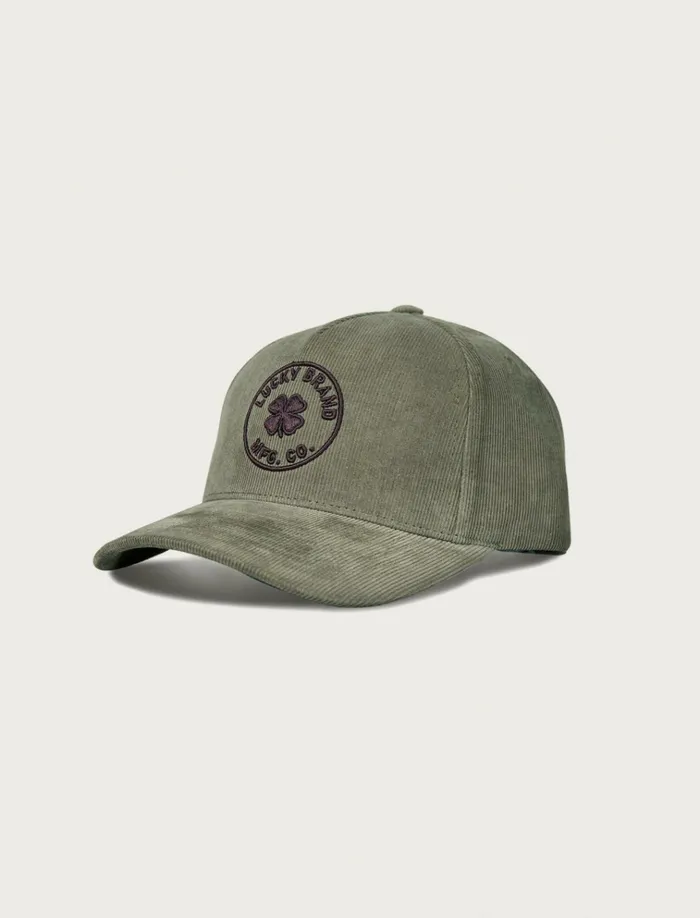 Lucky Mfg Co Emb Cord Hat Bright Green Men Lucky Brand Hats