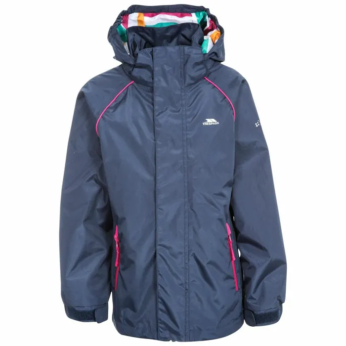 Lunaria Girls039 Waterproof Jacket Navy Kids Trespass Waterproof Jackets