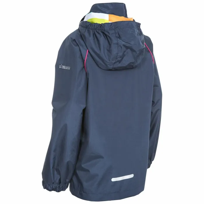 Lunaria Girls039 Waterproof Jacket Navy Kids Trespass Waterproof Jackets