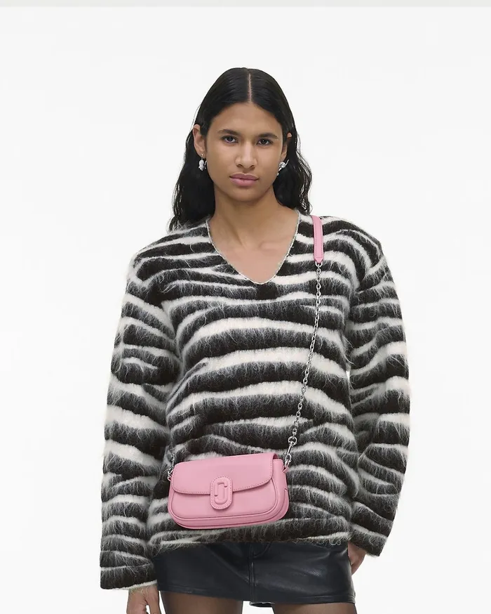 Marc Jacobs Crossbody Bags Women The Clover Shoulder Bag Ribbon Pink
