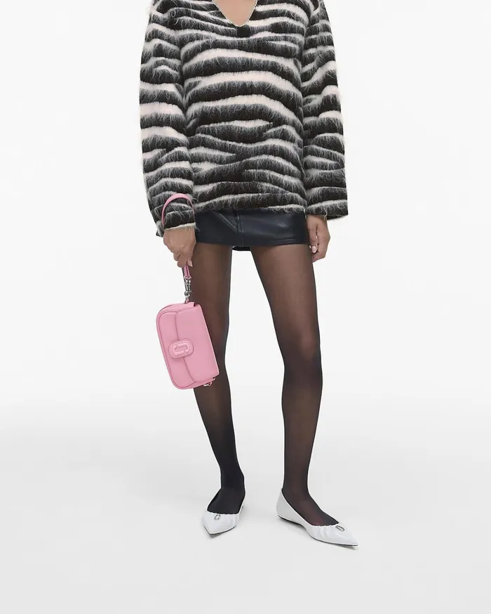 Marc Jacobs Crossbody Bags Women The Clover Shoulder Bag Ribbon Pink