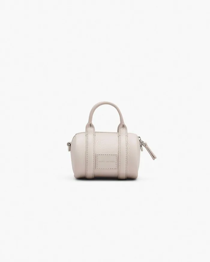 Marc Jacobs Crossbody Bags Women The Leather Nano Duffle Crossbody Cottonsilver