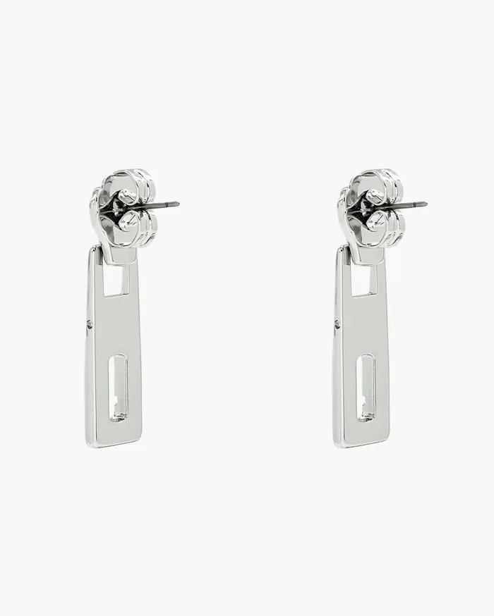 Marc Jacobs Earrings Women J Marc Zipper Earrings Silver