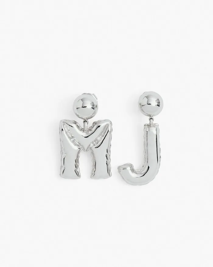 Marc Jacobs Earrings Women The Mj Balloon Earrings Silver