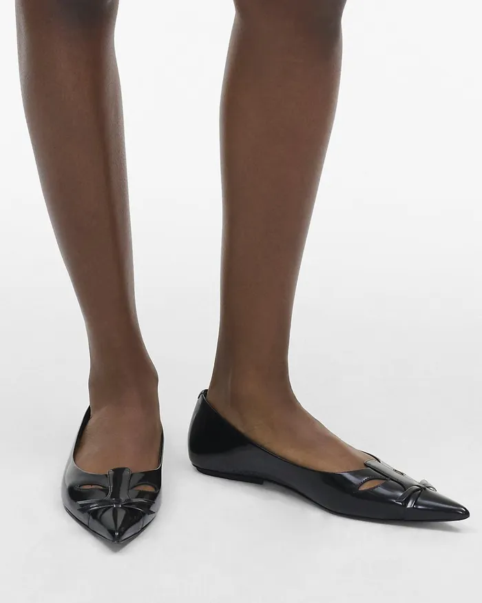 Marc Jacobs Flats Women The Kat Ballerina Black