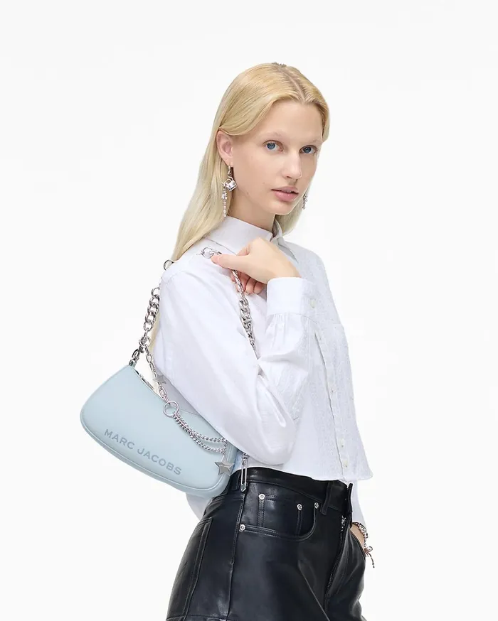 Marc Jacobs Shoulder Bags Women The Star Charm Shoulder Bag Cloud Blue