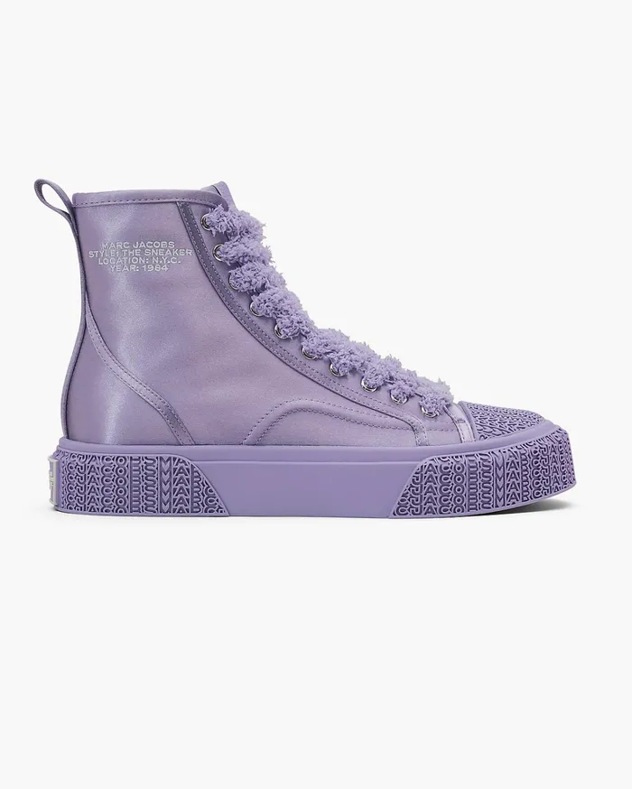 Marc Jacobs Sneakers Women The High Top Satin Sneaker Lilac
