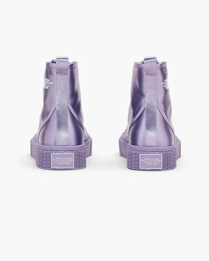 Marc Jacobs Sneakers Women The High Top Satin Sneaker Lilac