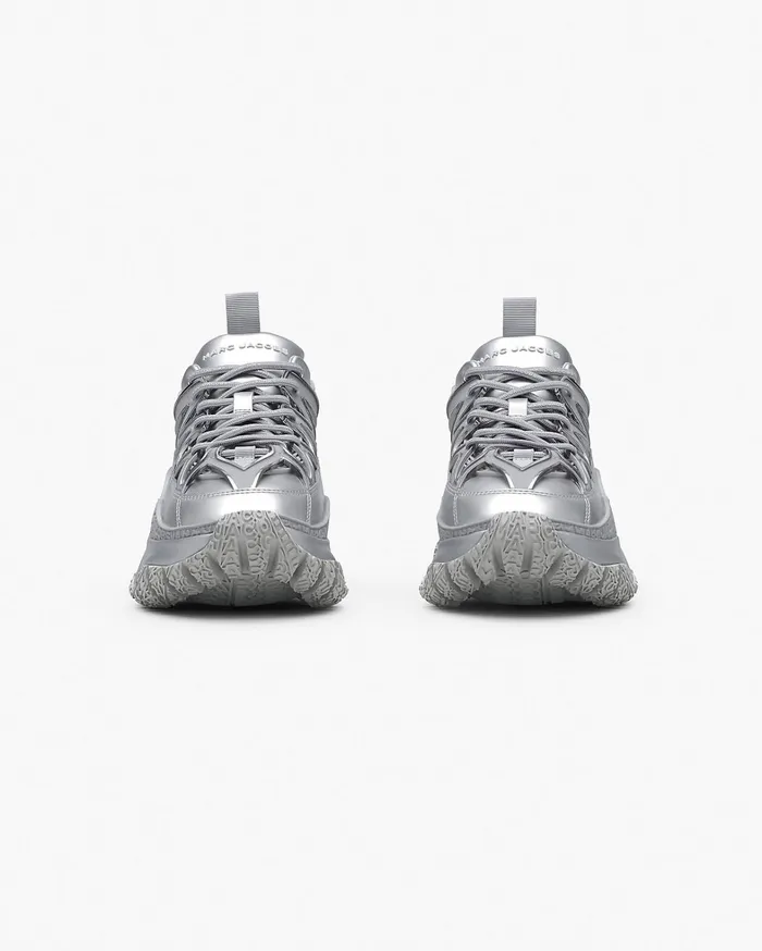 Marc Jacobs Sneakers Women The Metallic Lazy Hiker Silver