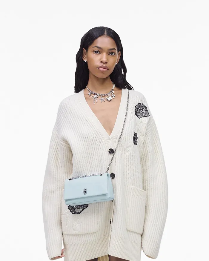 Marc Jacobs The Dual Bag Women The Dual Chain Wallet Cloud Blue