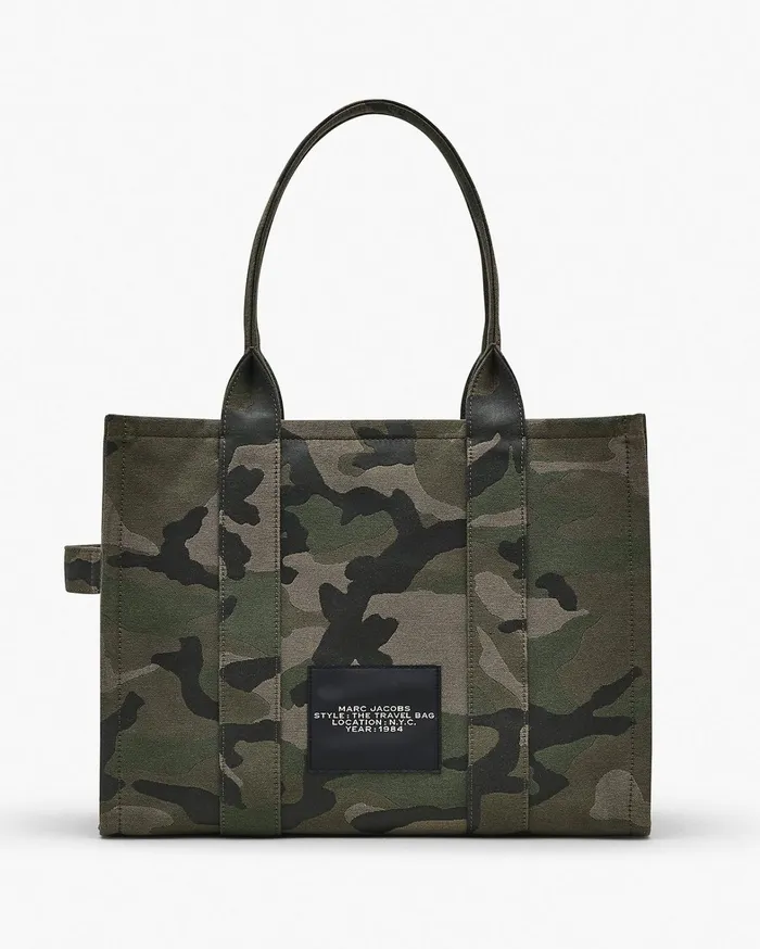 Marc Jacobs The Tote Bag Women The Camo Jacquard Large Tote Bag Camo Multi