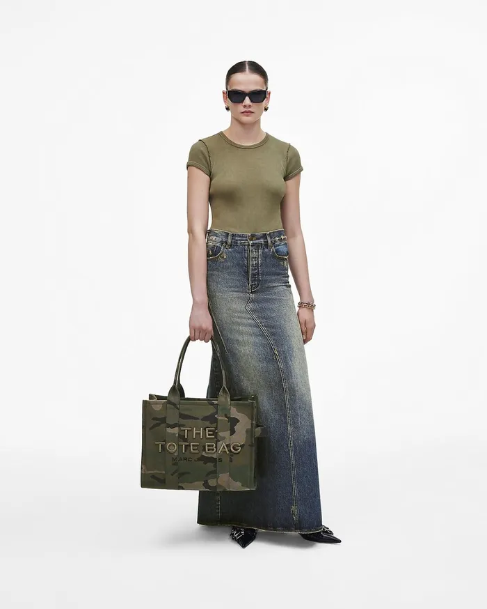 Marc Jacobs The Tote Bag Women The Camo Jacquard Large Tote Bag Camo Multi