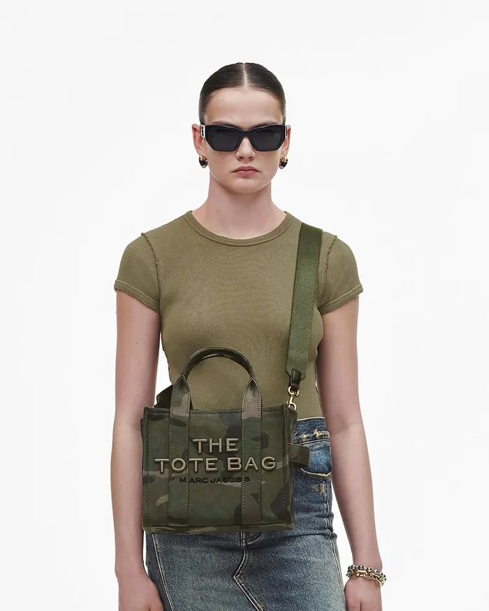 Marc Jacobs The Tote Bag Women The Camo Jacquard Small Tote Bag Camo Multi