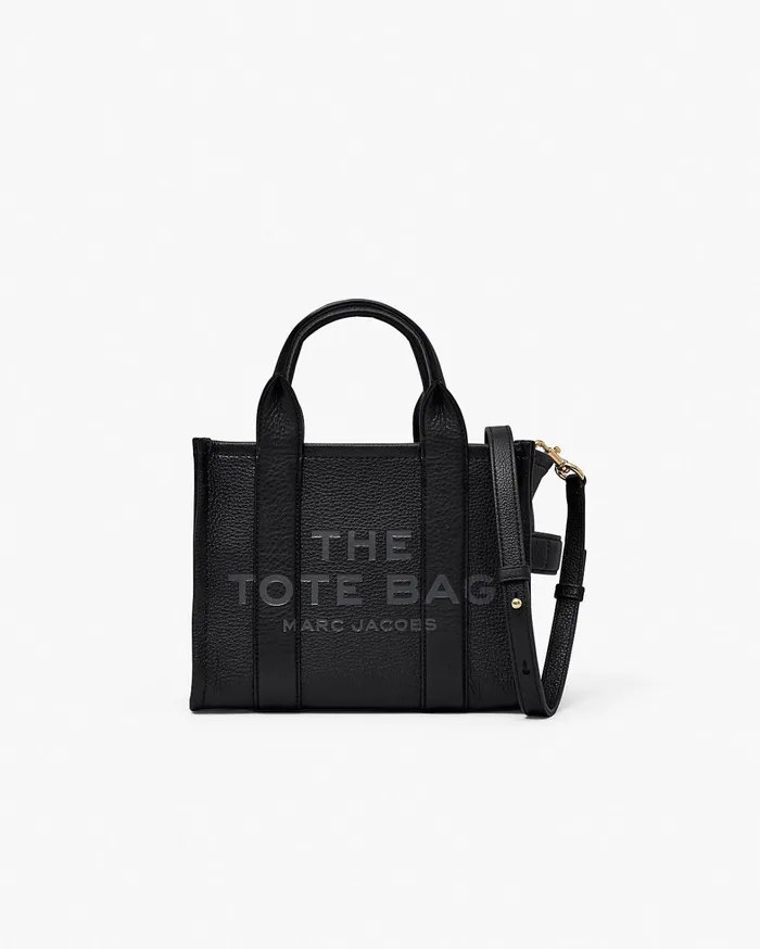 Marc Jacobs The Tote Bag Women The Leather Small Tote Bag Black