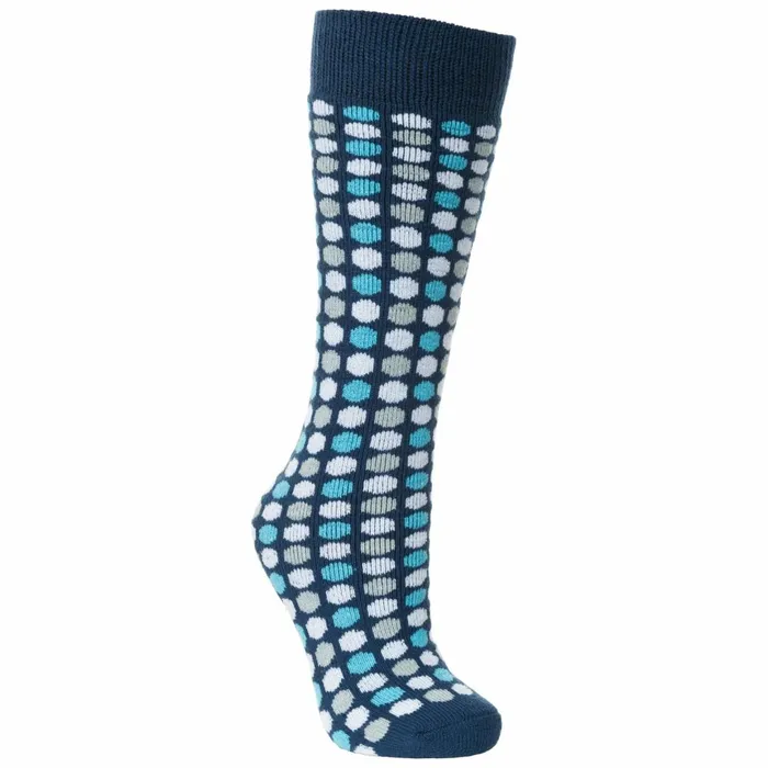 Marci Printed Tube Socks Midnight Dot Women Trespass Socks