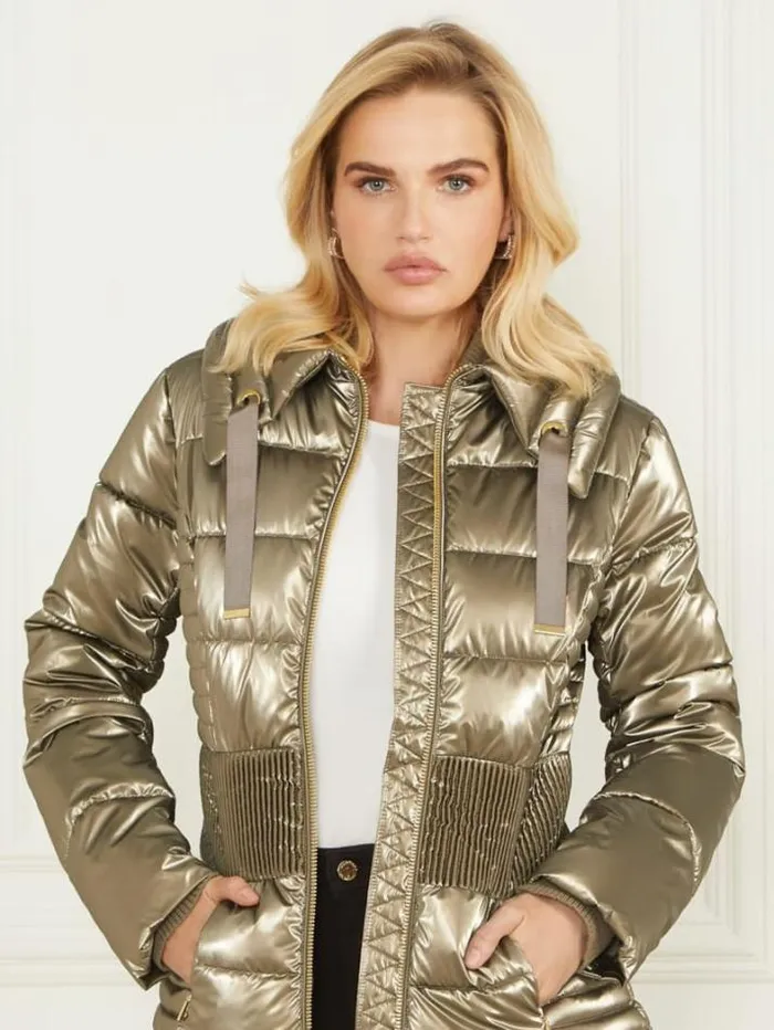 Marciano Annie Puffer Jacket Natural Siena Multi Women Jackets