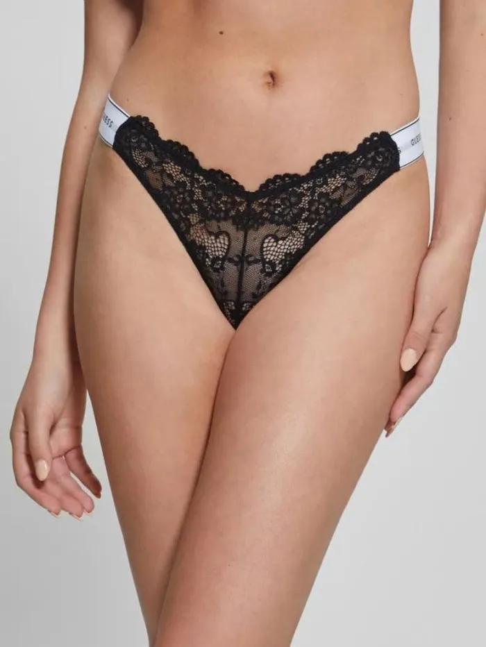 Marciano Belle Lace Thong Black Women Lingerie