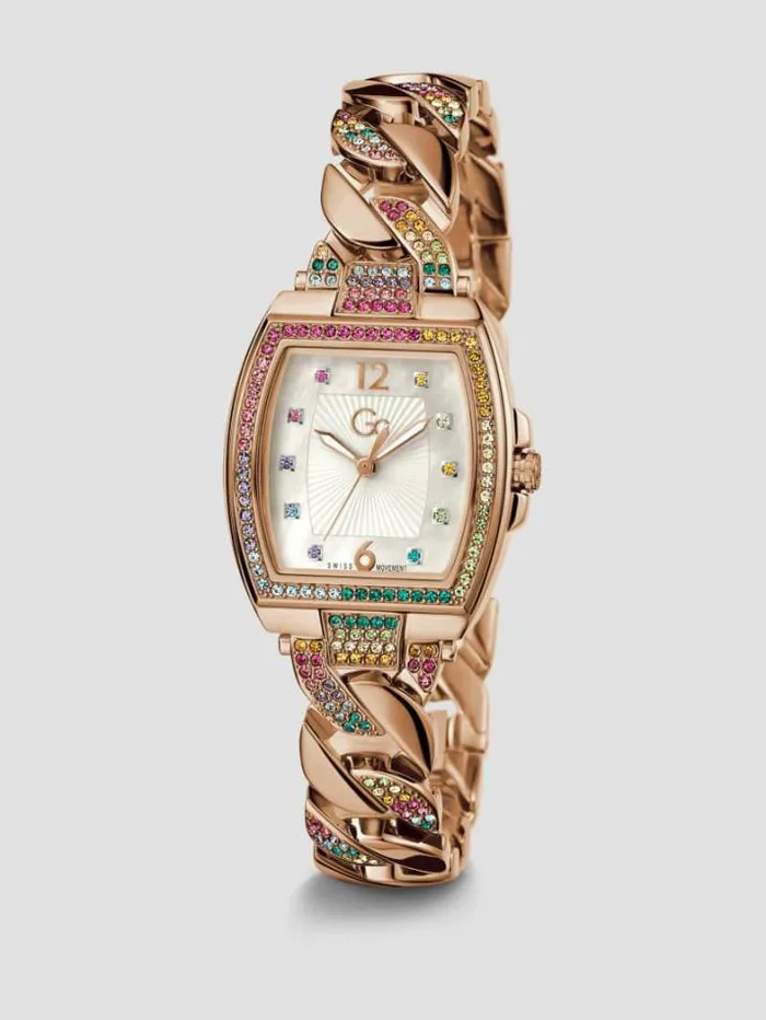 Marciano Gc Rose GoldTone And Crystal ChainLink Analog Watch Rose Gold Women Accessories Marciano Gc Rose GoldTone And Crystal ChainLink Analog Watch Rose Gold Women Accessories
