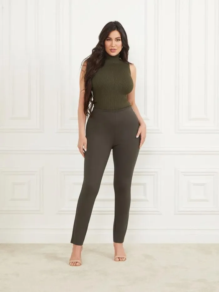 Marciano Jane Ponte Legging 344 Olive Branch Women Bottoms