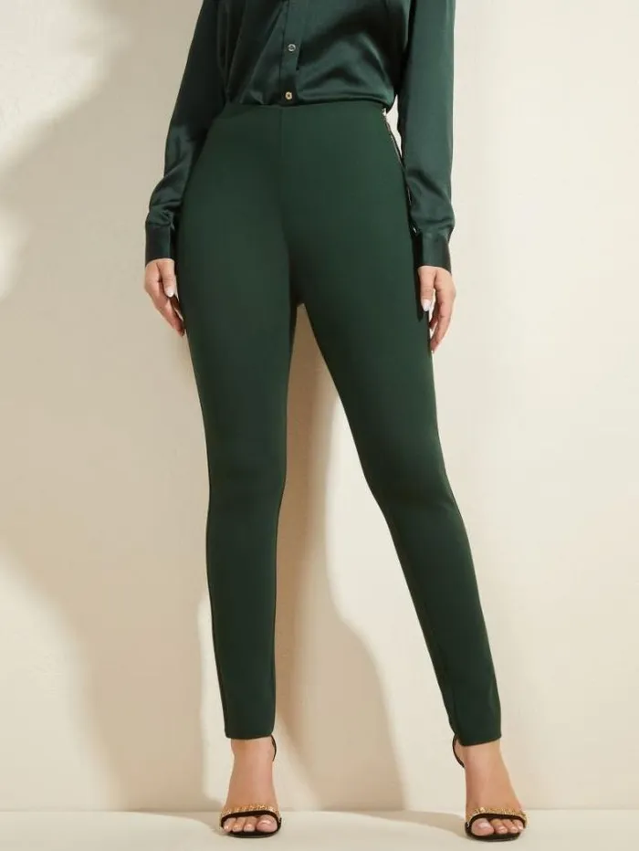 Marciano Jane Ponte Legging Chenille Green Women Bottoms