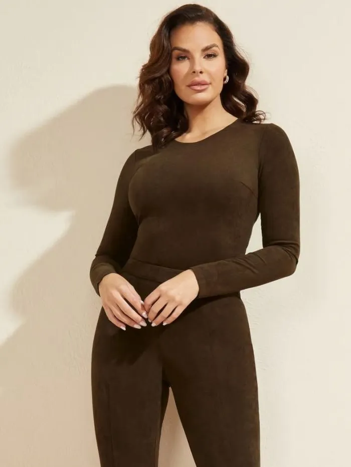 Marciano Leonie Bodysuit Burnt Wood Multi Women Tops And Sweaters