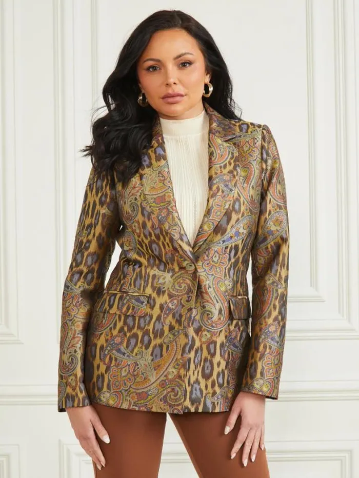 Marciano Phoenix Rising Jacquard Blazer Phoenix Rising Jacquard Women Jackets Marciano Phoenix Rising Jacquard Blazer Phoenix Rising Jacquard Women Jackets