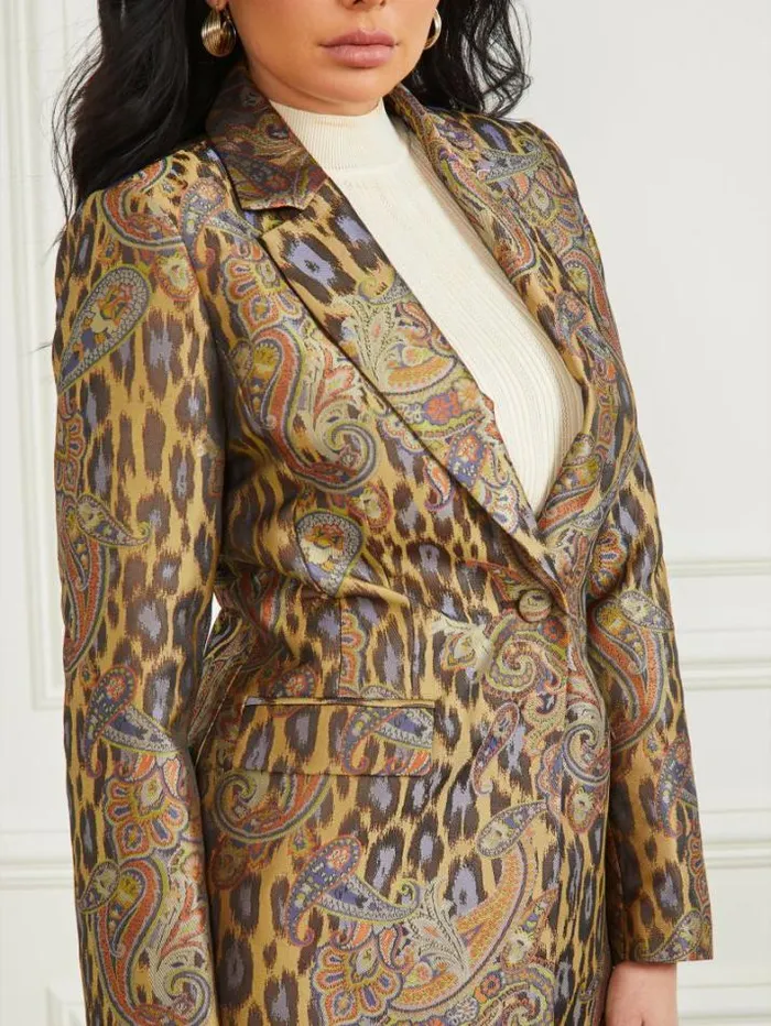 Marciano Phoenix Rising Jacquard Blazer Phoenix Rising Jacquard Women Jackets Marciano Phoenix Rising Jacquard Blazer Phoenix Rising Jacquard Women Jackets