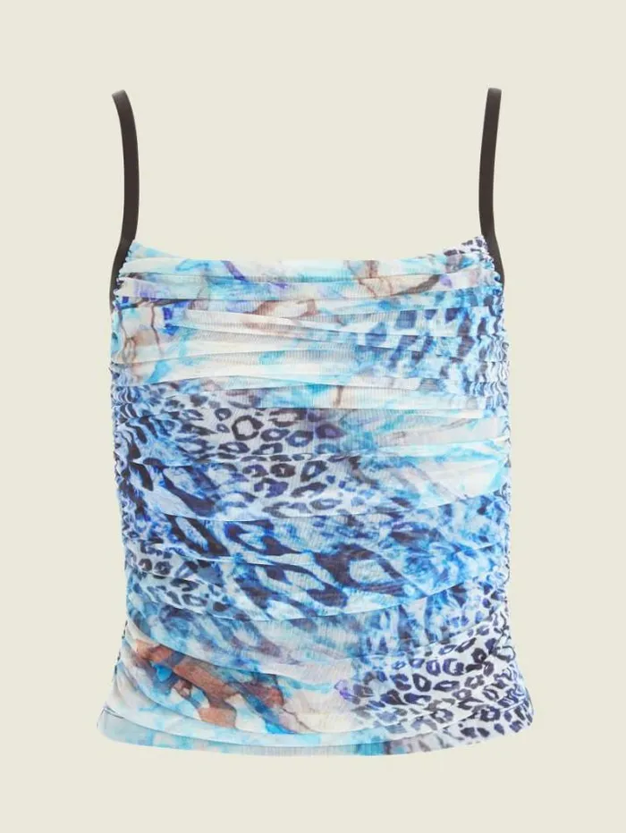 Marciano Underwater Love Mesh Top Underwater Love Women Tops And Sweaters Marciano Underwater Love Mesh Top Underwater Love Women Tops And Sweaters