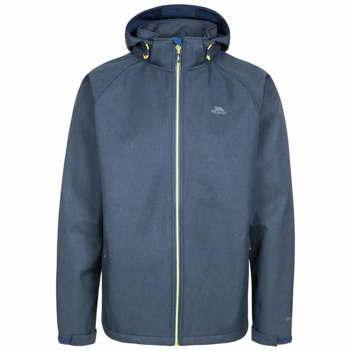 Maverick Water Resistant Softshell Jacket Navy Men Trespass Softshell Jackets