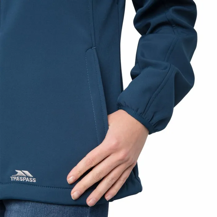 Meena Softshell Jacket Midnight Blue Women Trespass Softshell Jackets
