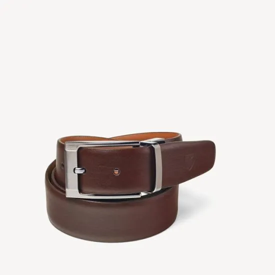 Men039s Reversible Belt Smooth Brown and Smooth Tan Men Aspinal Of London Belts