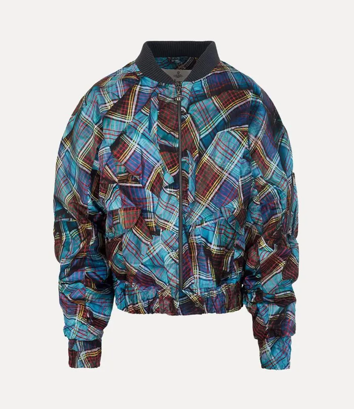 Men Bernardo Bomber Jacket Multitartan Vivienne Westwood Coats And Jackets