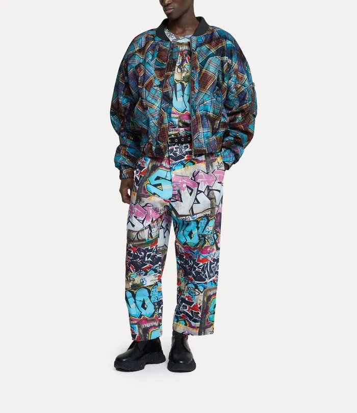 Men Bernardo Bomber Jacket Multitartan Vivienne Westwood Coats And Jackets