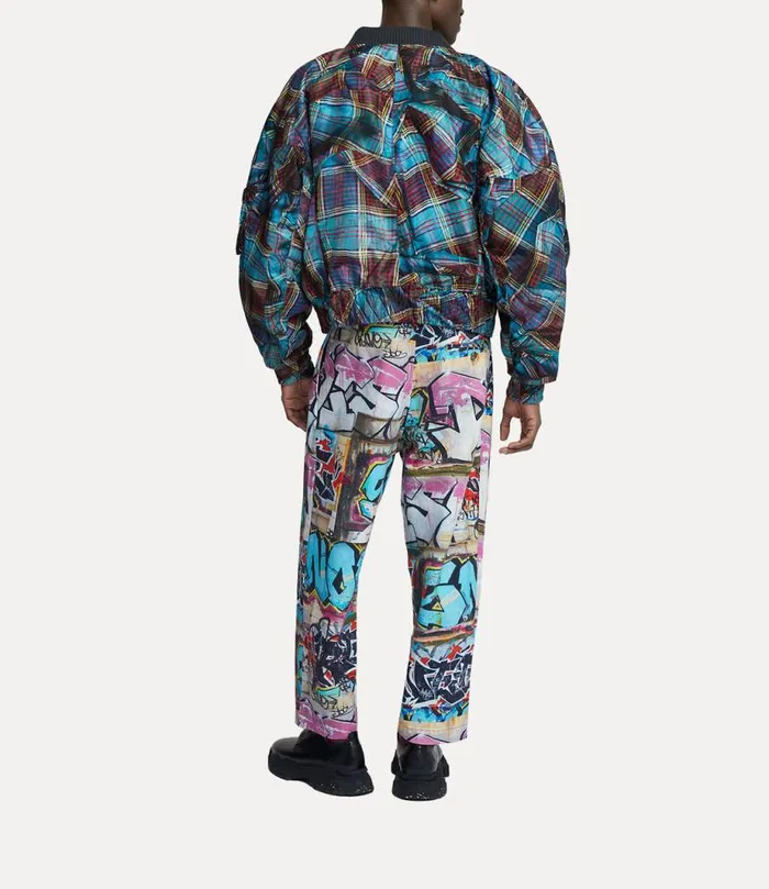 Men Bernardo Bomber Jacket Multitartan Vivienne Westwood Coats And Jackets
