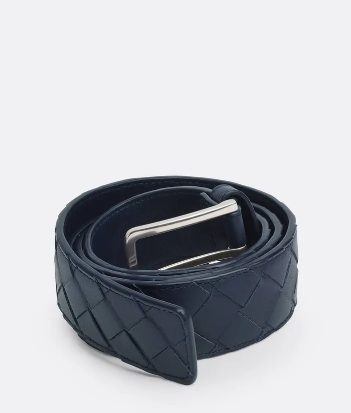 Men Bottega Veneta Belts Intrecciato Belt Space
