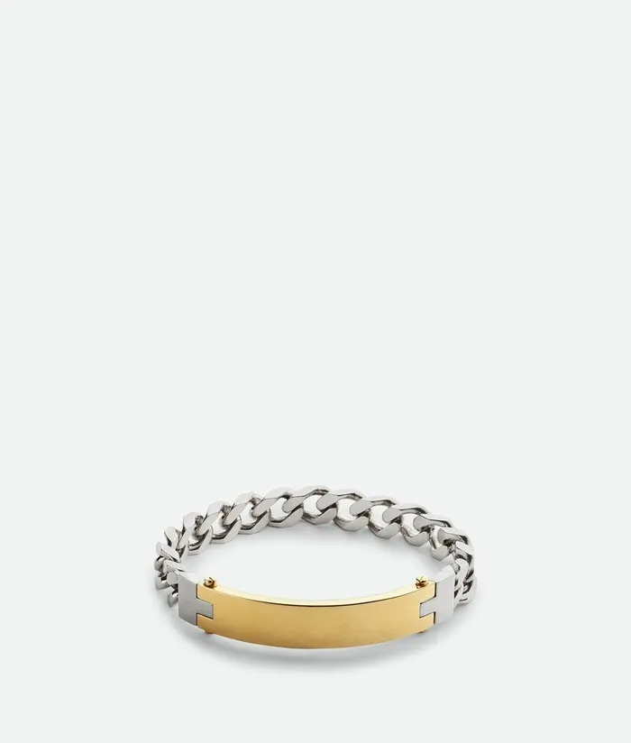 Men Bottega Veneta Bracelets Joint Bracelet Silveryellow Gold